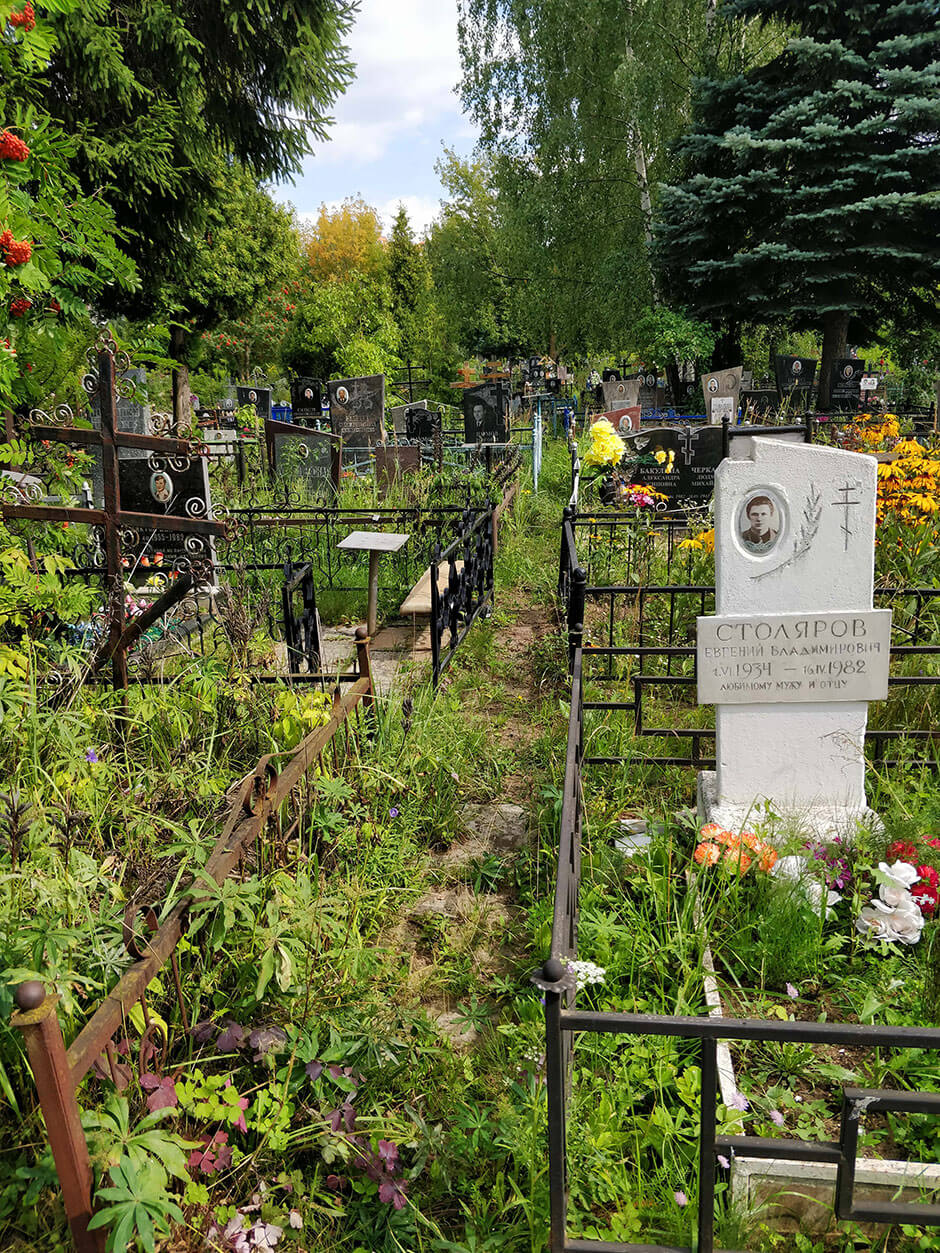 Городское кладбище Домодедово. Фото 1