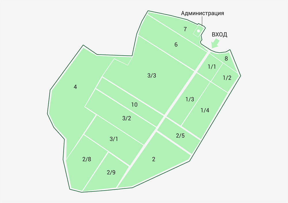 Дятловское кладбище схема расположения участков