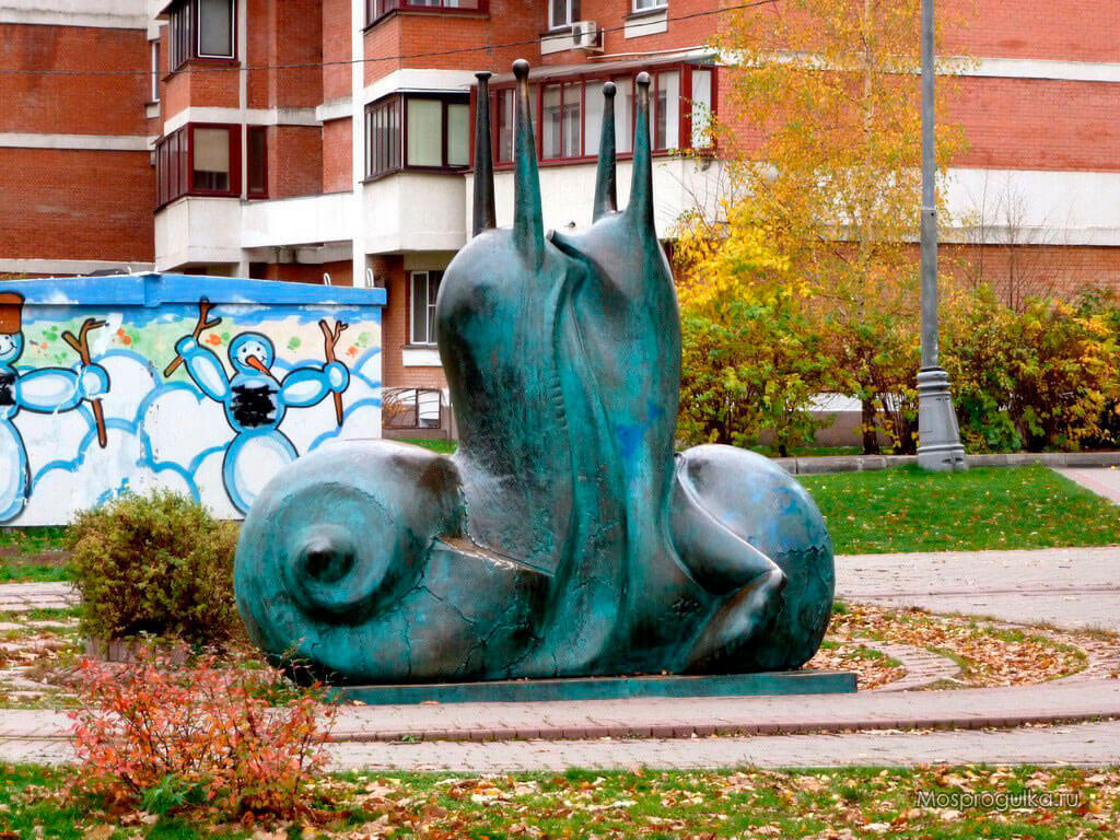 Памятник влюбленным улиткам, Куркино